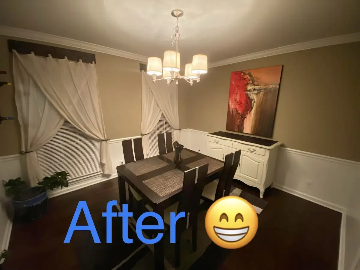 Professional dining room restoration after water damage in Mendham